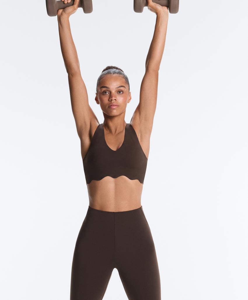 Легинсы-велосипедки с высокой посадкой Compressive Core Control, 25 см