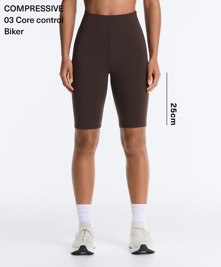 Легинсы-велосипедки с высокой посадкой Compressive Core Control, 25 см