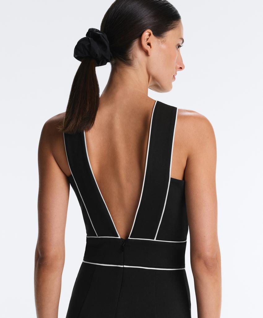 Длинный комбинезон Piping пике с хлопком