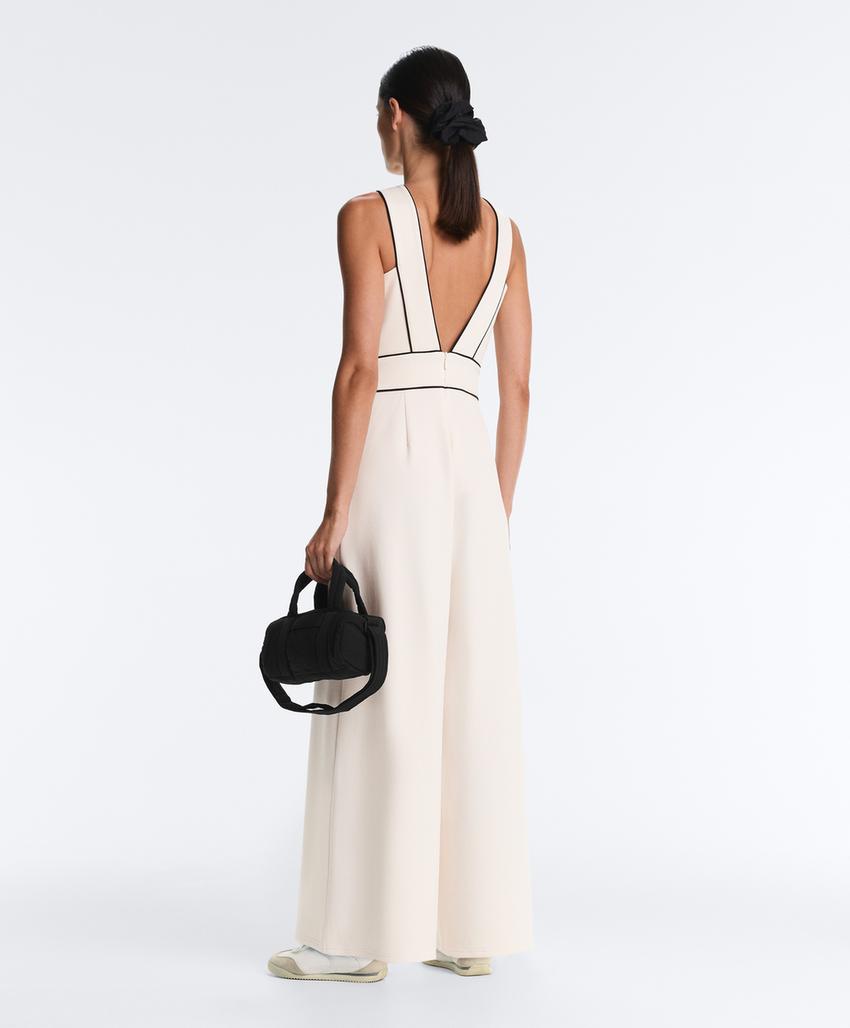 Длинный комбинезон Piping пике с хлопком