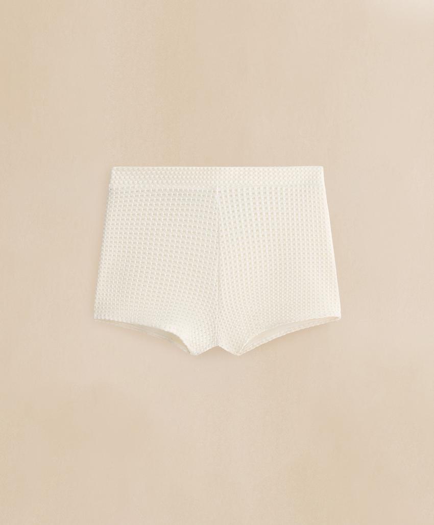 Шорты-плавки бикини из кроше с пузырьками