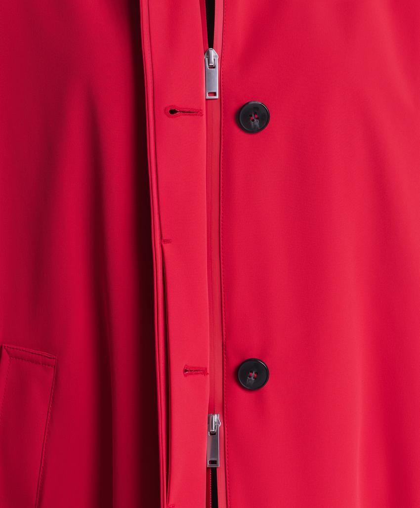 Очень легкая куртка миди с водонепроницаемостью 10 000 мм