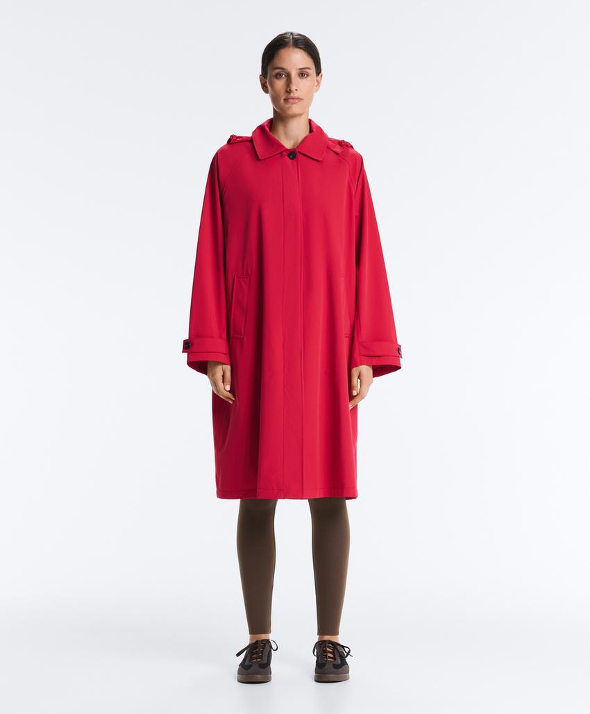 Очень легкая куртка миди с водонепроницаемостью 10 000 мм