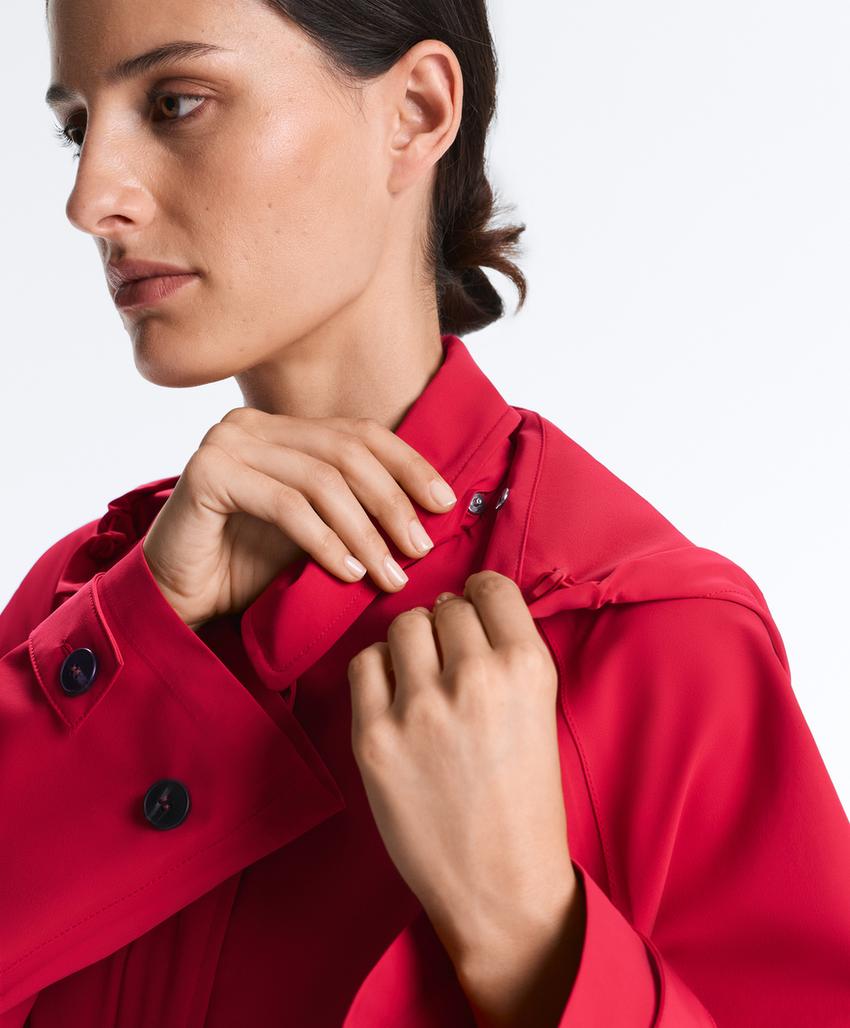 Очень легкая куртка миди с водонепроницаемостью 10 000 мм