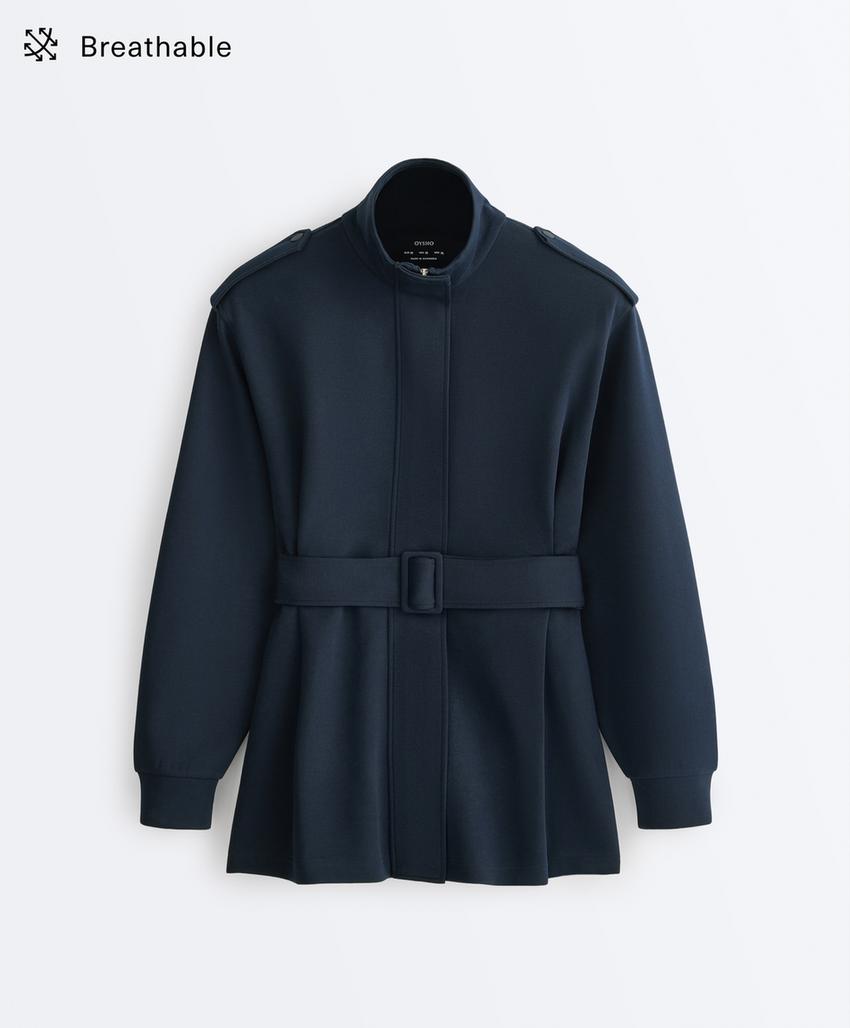 Длинная куртка Utility из пике с хлопком