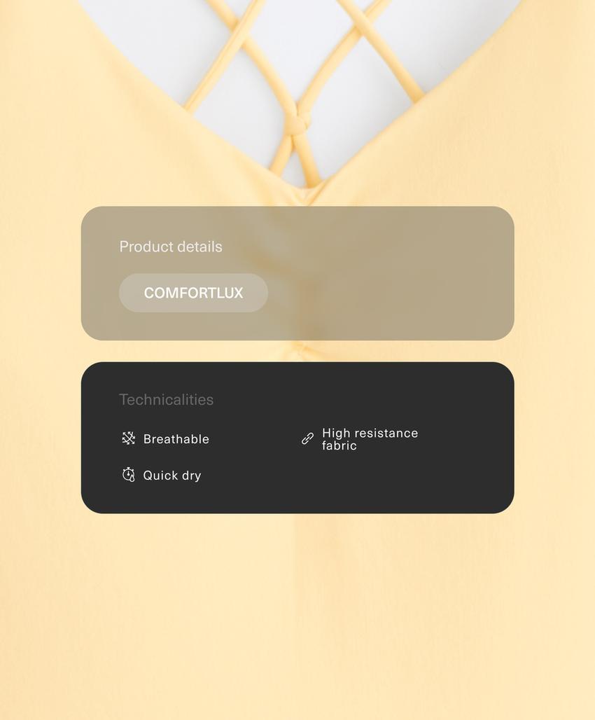 Короткий комбинезон Comfortlux с узлами