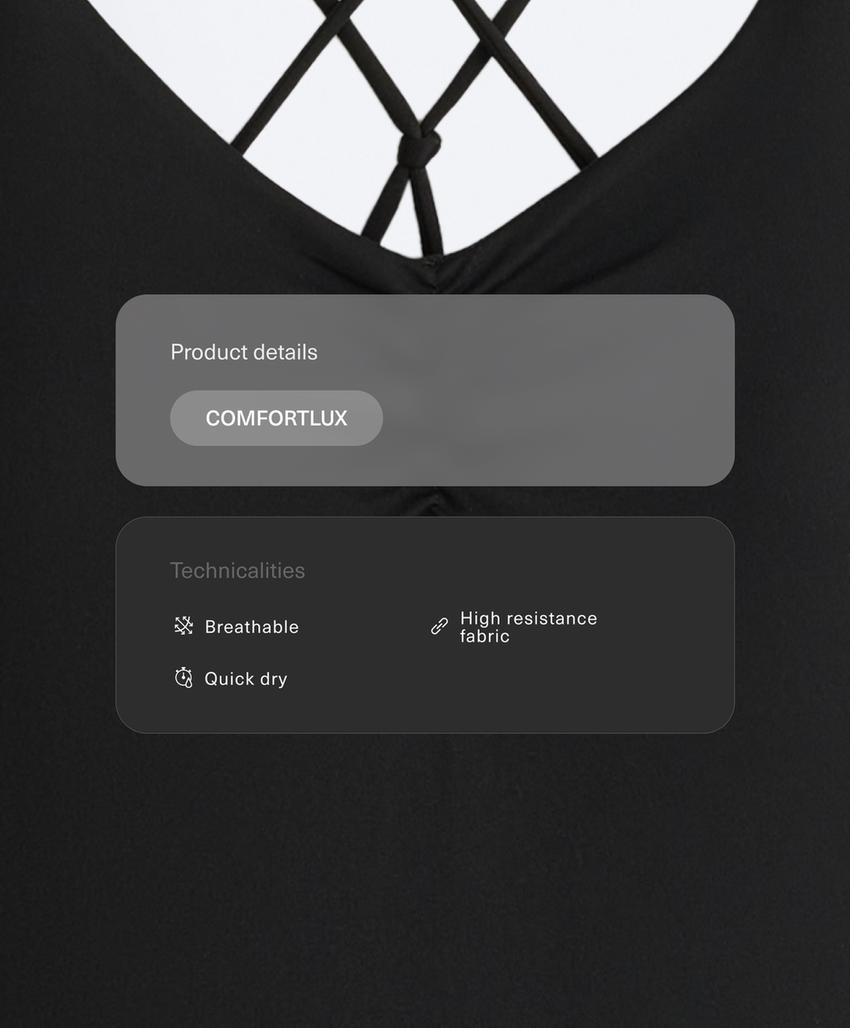 Короткий комбинезон Comfortlux с узлами