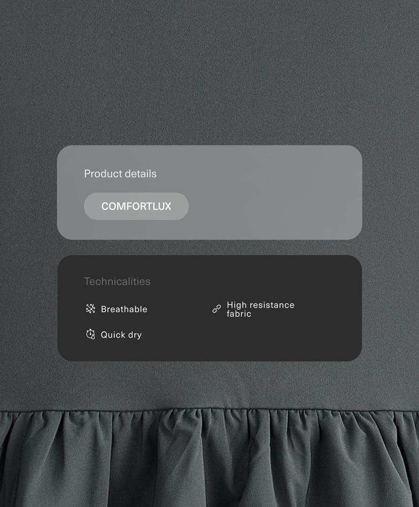 Короткое платье Comfortlux с эффектом баллон