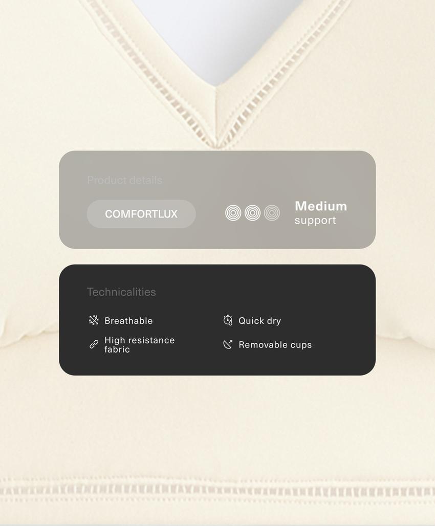 Спортивный бюстгальтер Comfortlux со средней степенью поддержки