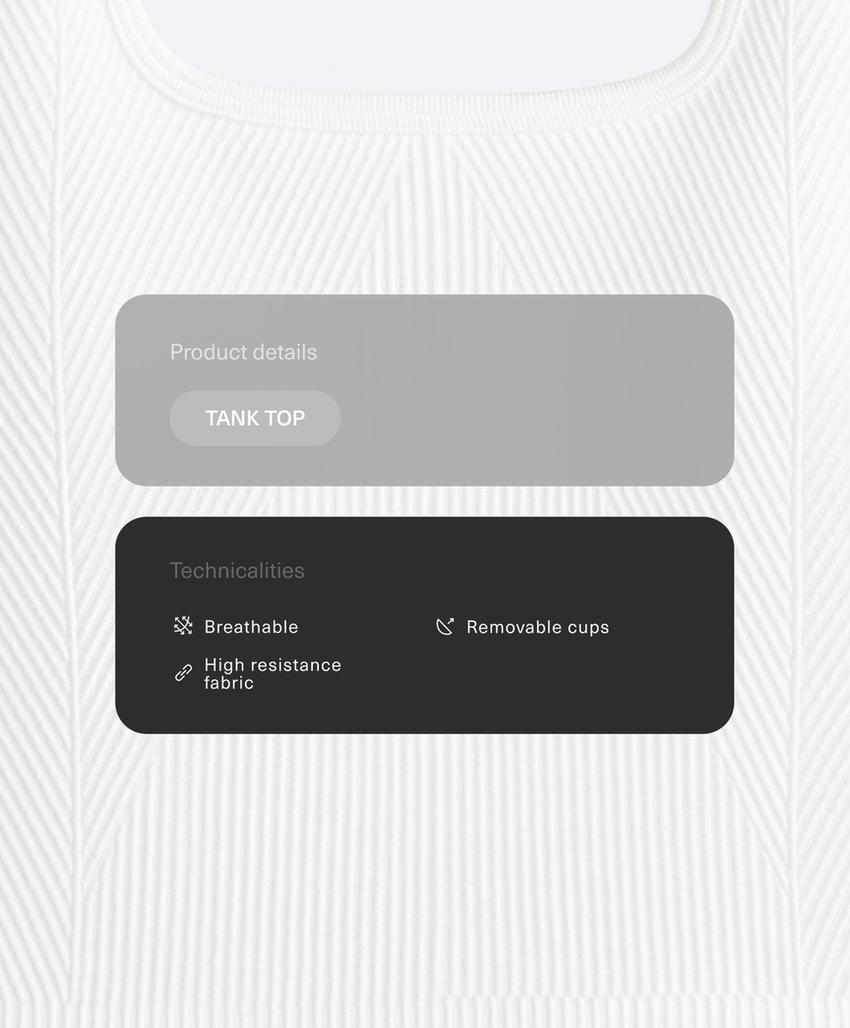 Seamless Майка - топ с квадратным вырезом