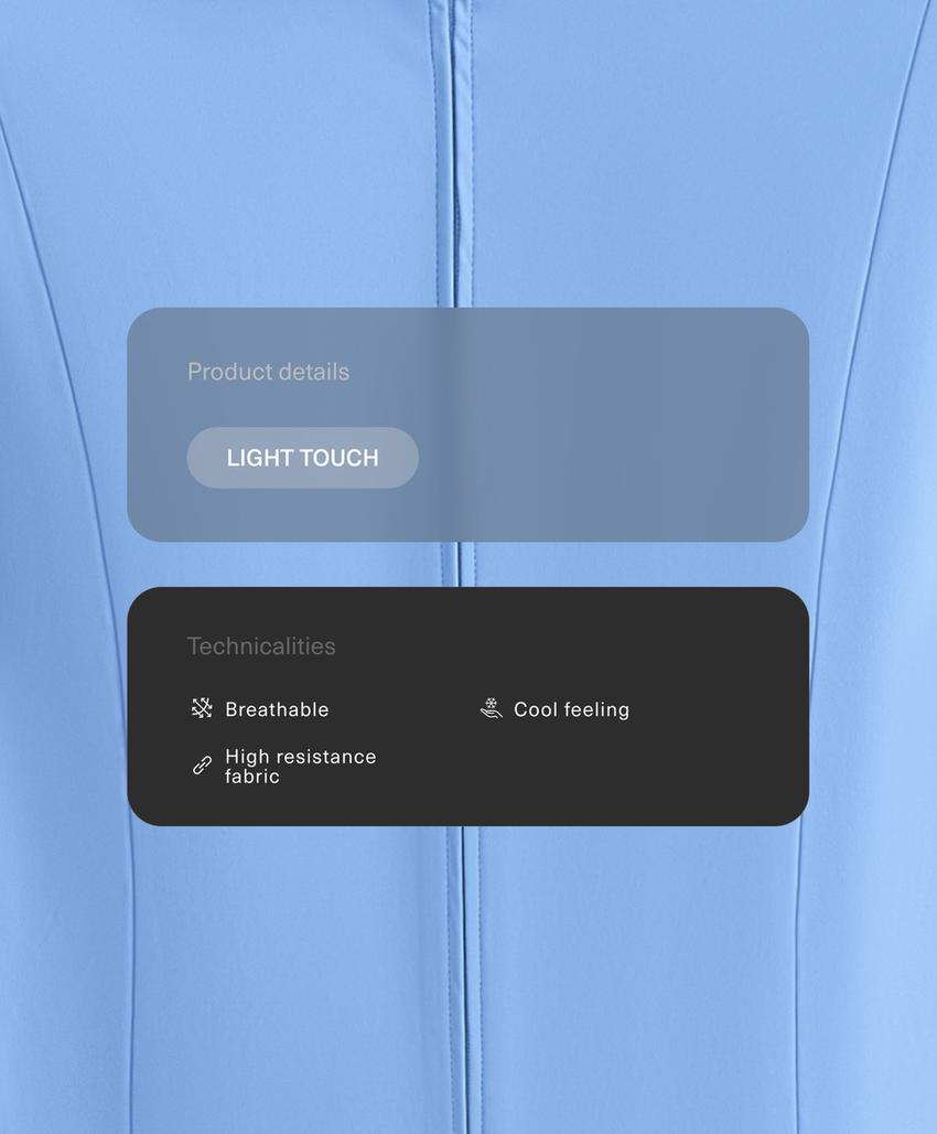Укороченная высокотехнологичная куртка Light Touch