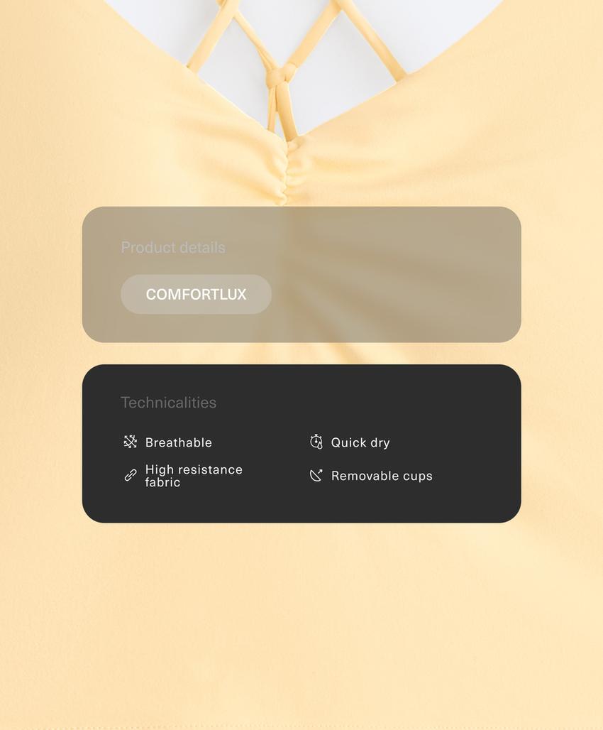 Майка - топ Comfortlux, перекрестные бретели