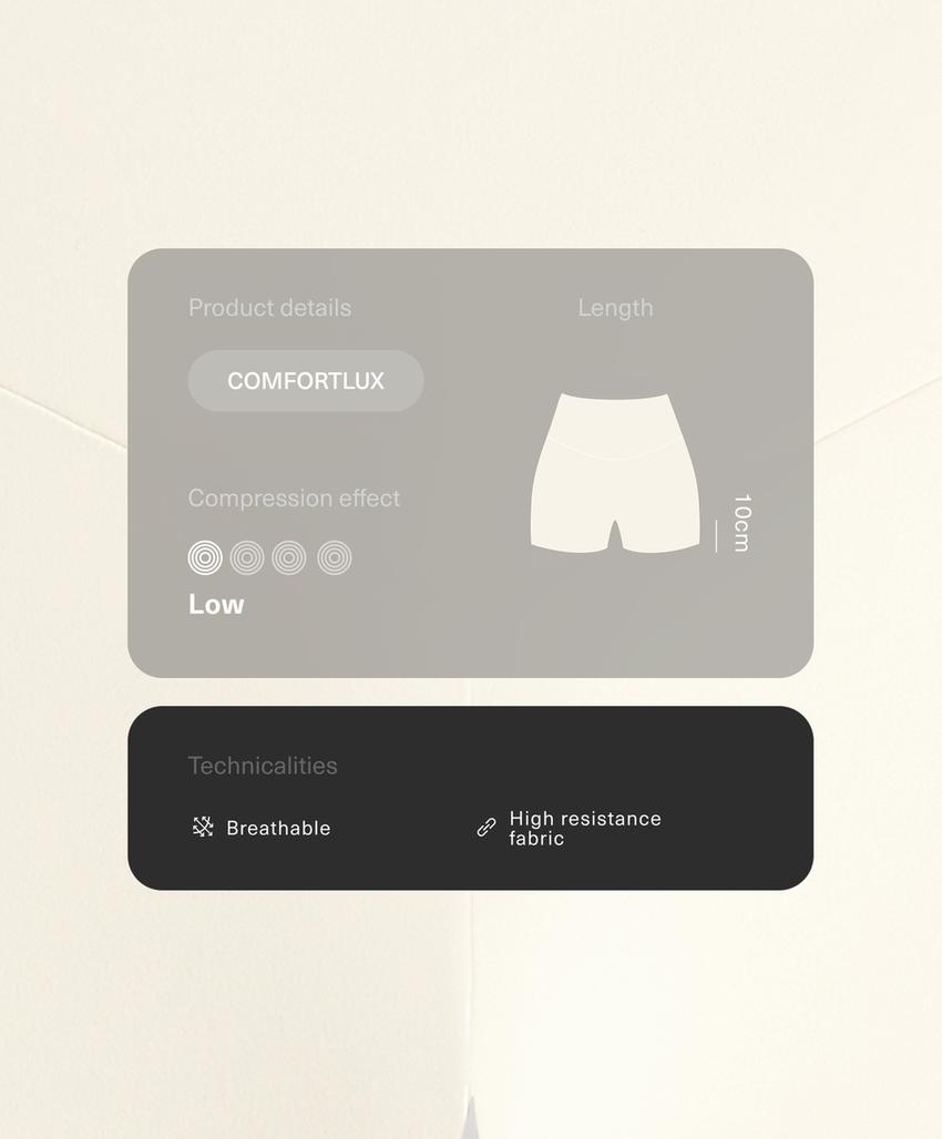 Велосипедки Hot Pants Comfortlux с высокой посадкой, 10 см