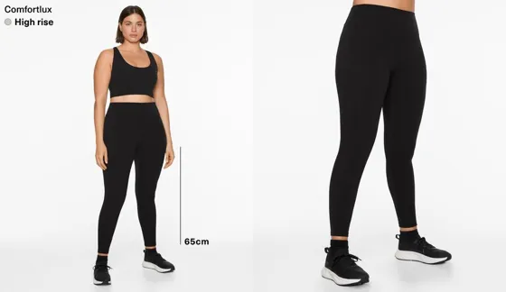 Легинсы длиной до щиколотки Comfortlux с высокой посадкой