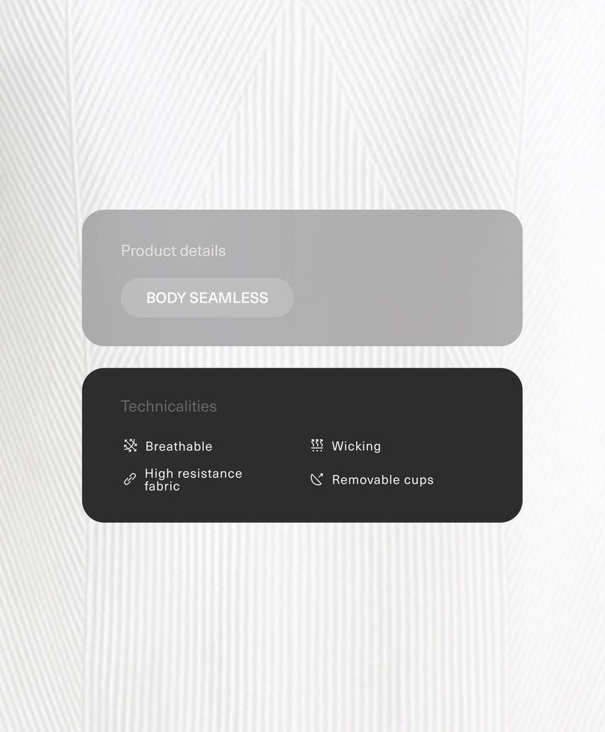 Бесшовное боди Seamless с квадратным вырезом