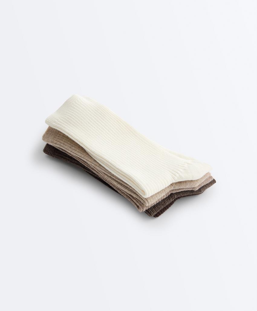 Pack de 5 pares de meias classic em mistura de algodão