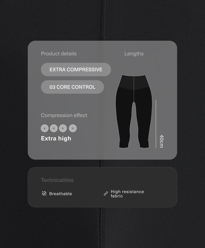 Легинсы капри Extra Compressive Core Control