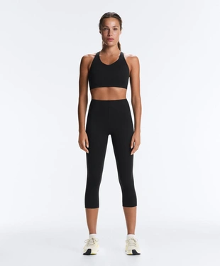 BLACK|5468/256/800 - OYSHO Легинсы капри EXTRA COMPRESSIVE CORE CONTROL