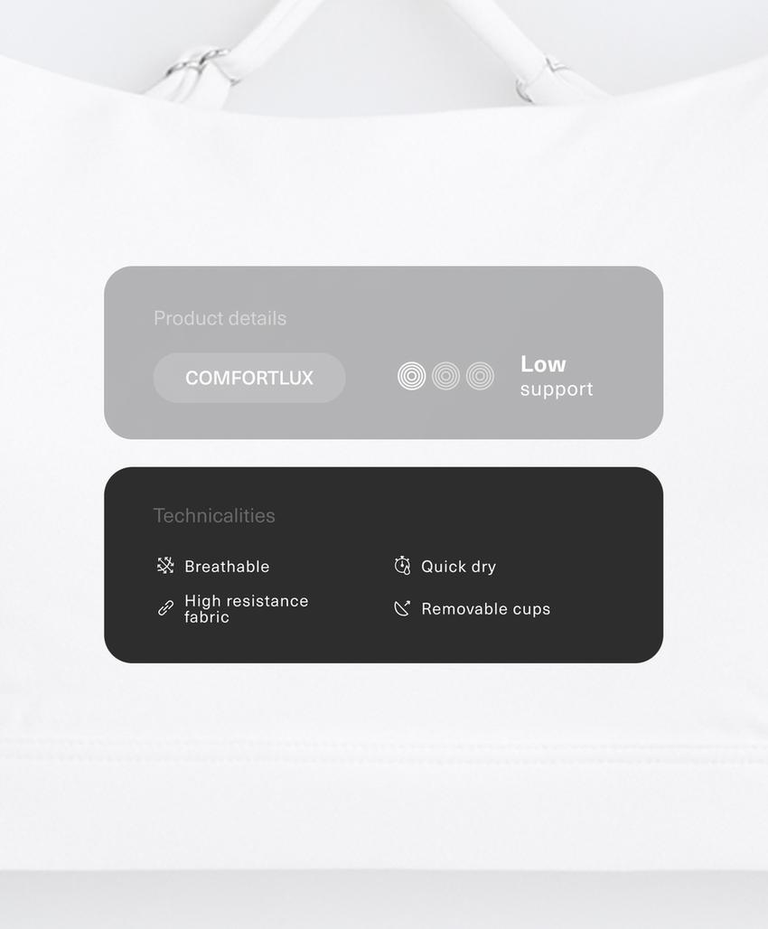 Спортивный бюстгальтер Comfortlux с перекрестными лямками