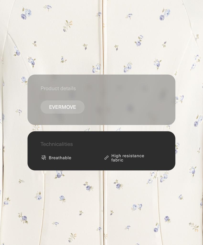 Куртка Evermove с цветочным принтом