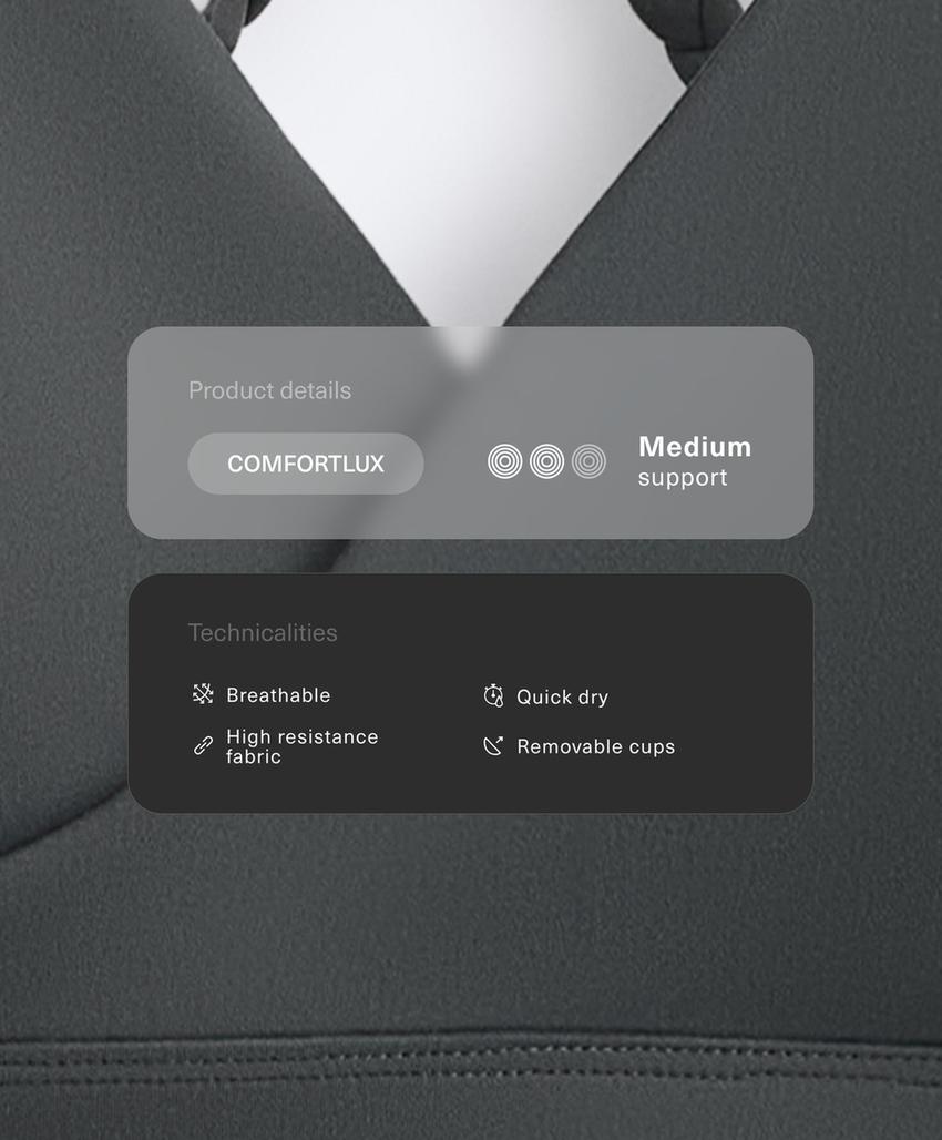 Спортивный бюстгальтер Comfortlux со средней степенью поддержки