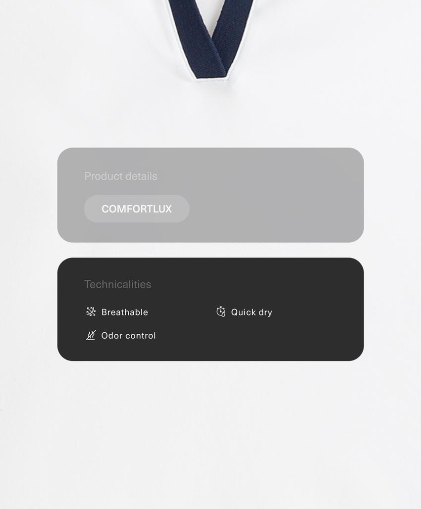 Поло Comfortlux без рукавов с контрастными деталями