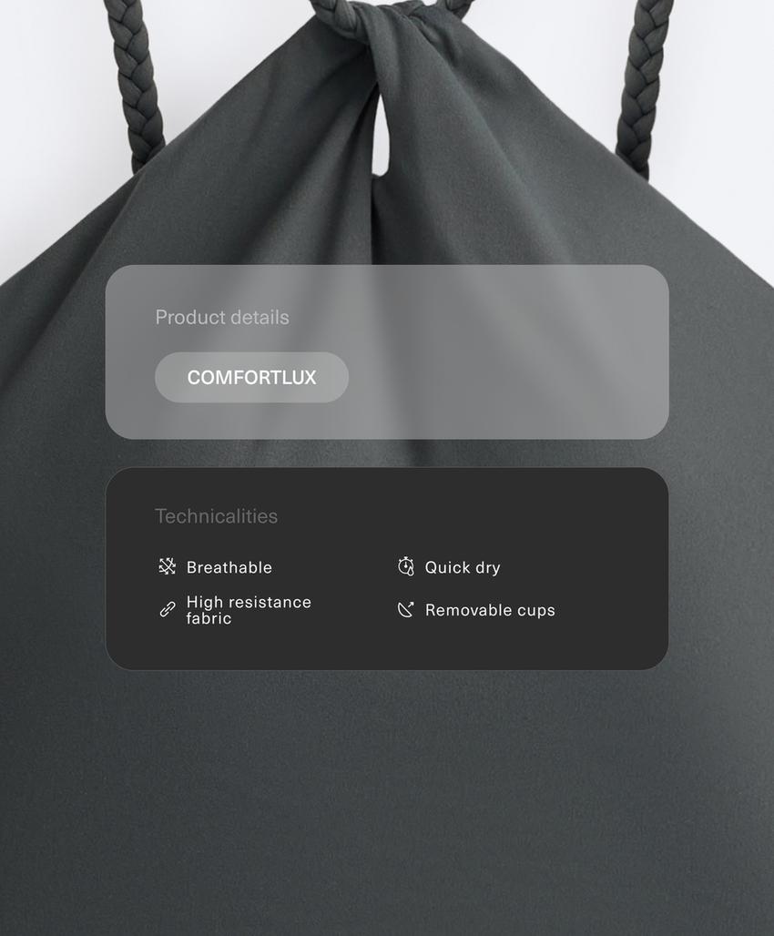 Майка - топ Comfortlux халтер коса