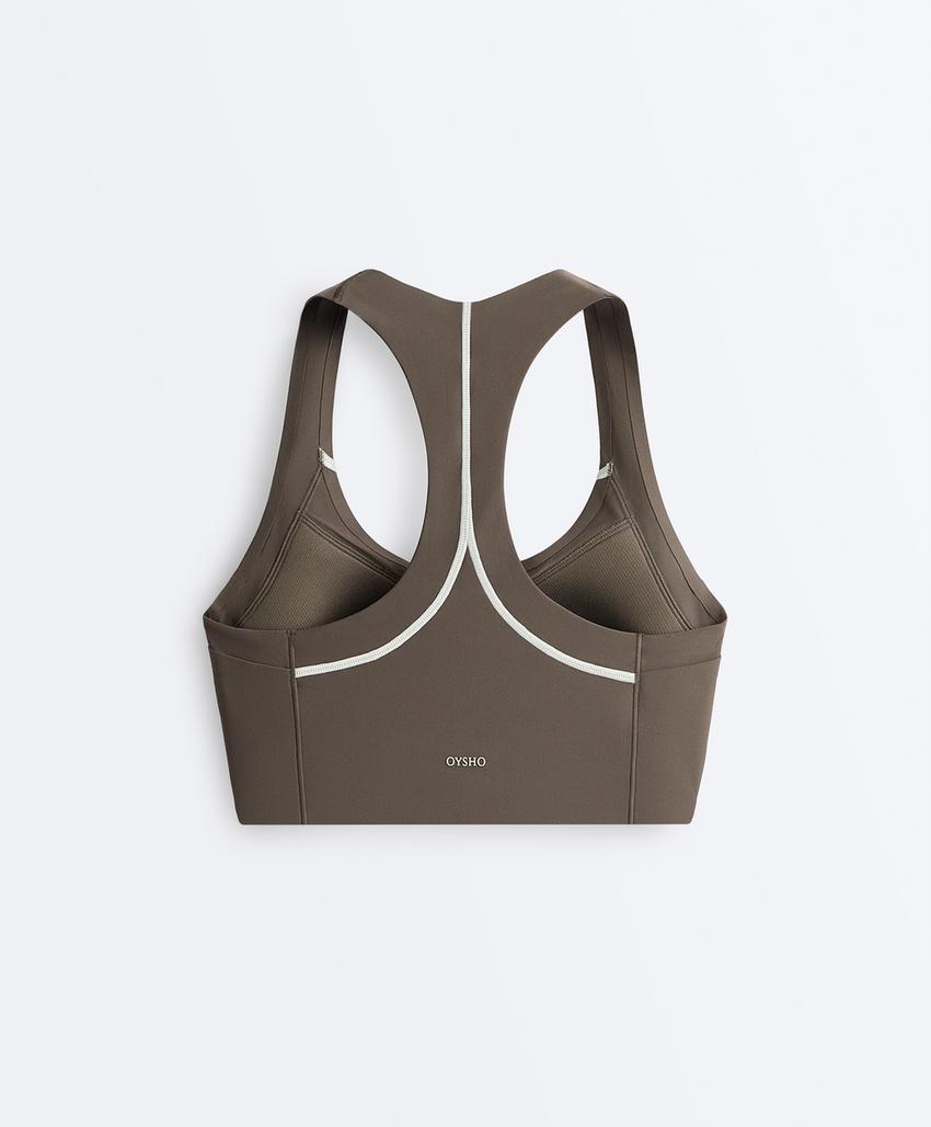 Sutiã de desporto Perfect-adapt de suporte médio refletor