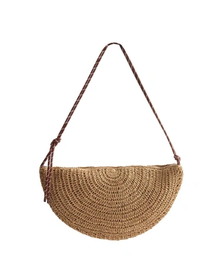 Raffia-effect bag- Заказать в России