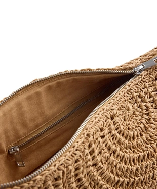 Raffia-effect bag- Заказать в России