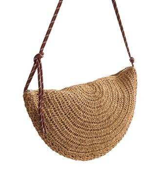 Raffia-effect bag- Заказать в России