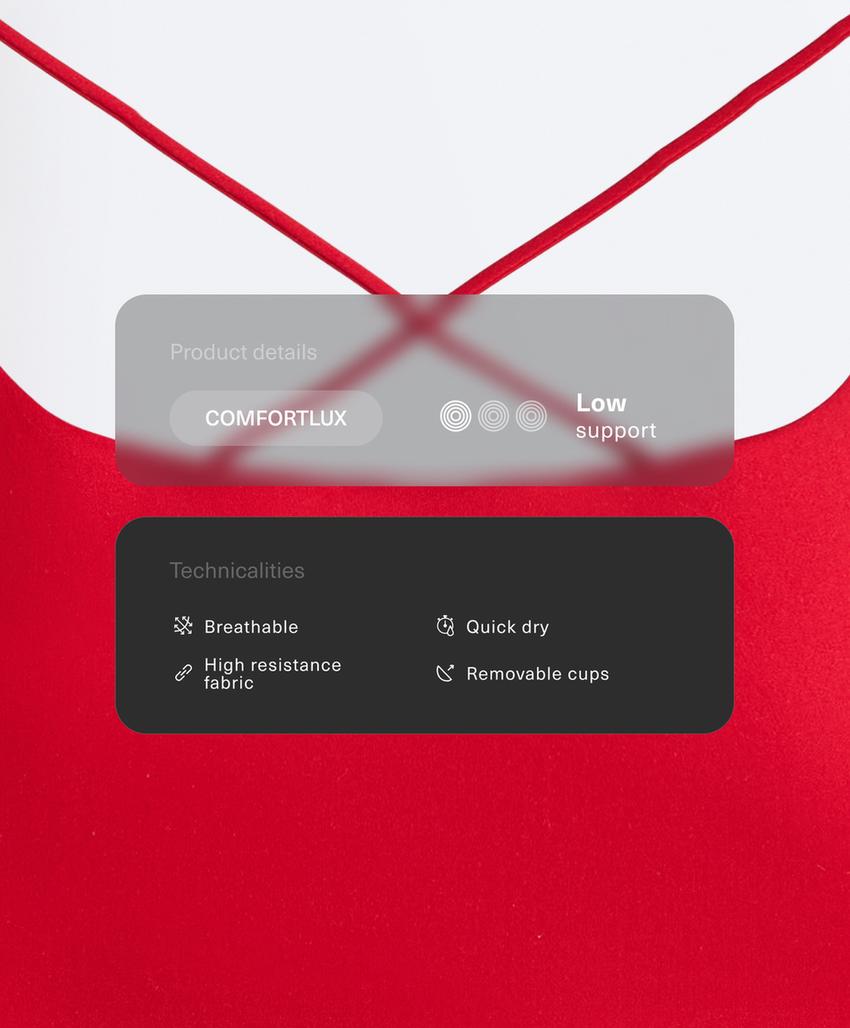 Спортивный бюстгальтер Comfortlux с легкой поддержкой