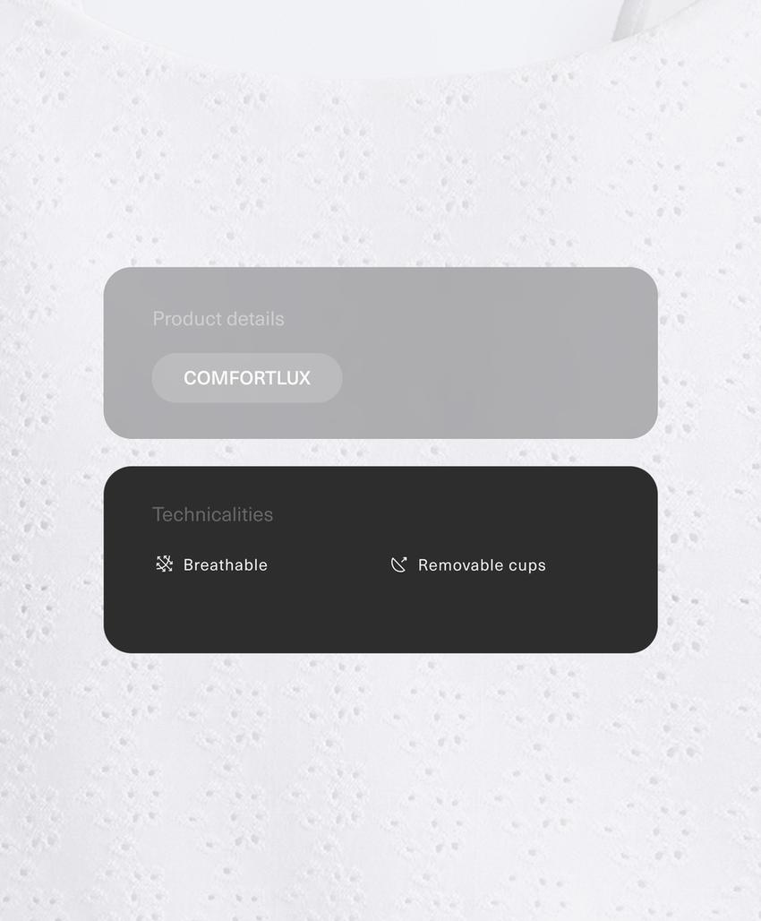 Топ Comfortlux с вышивкой