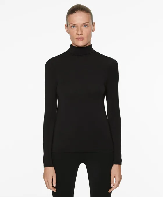 Повседневный лонгслив Base Layers с содержанием 16% шелка