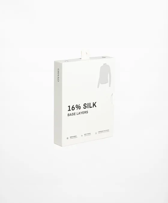 Повседневный лонгслив Base Layers с содержанием 16% шелка