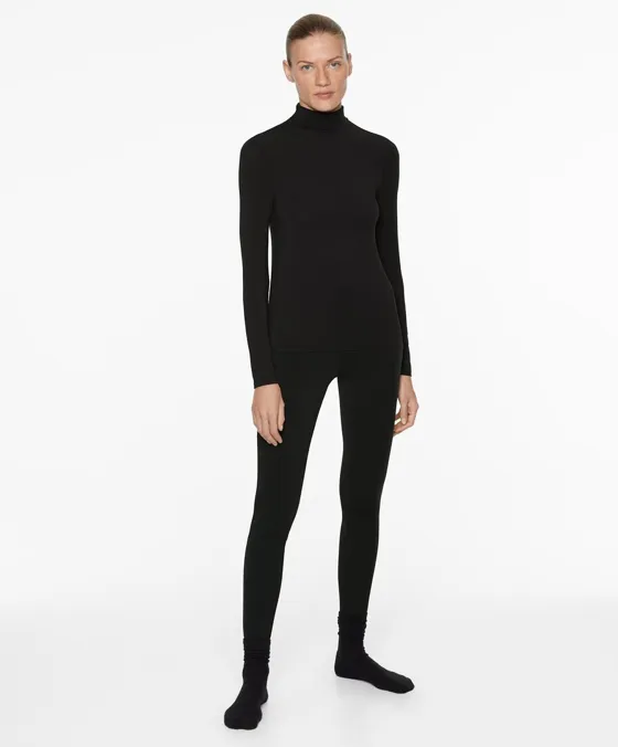 Повседневный лонгслив Base Layers с содержанием 16% шелка