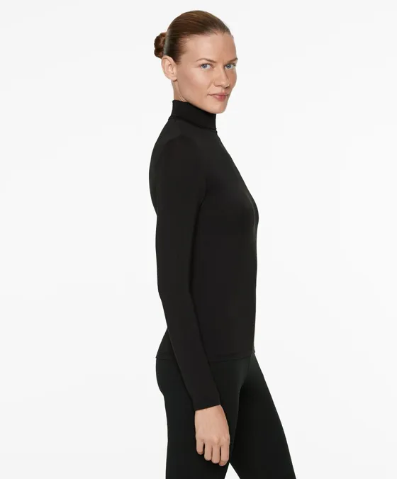 Повседневный лонгслив Base Layers с содержанием 16% шелка