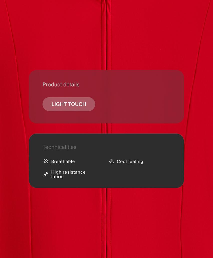 Укороченная высокотехнологичная куртка Light Touch
