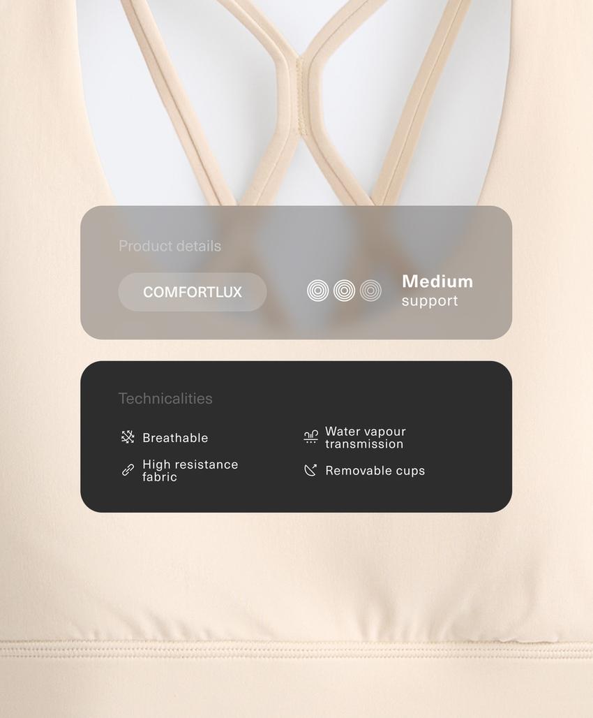 Спортивный бюстгальтер Comfortlux со средней степенью поддержки
