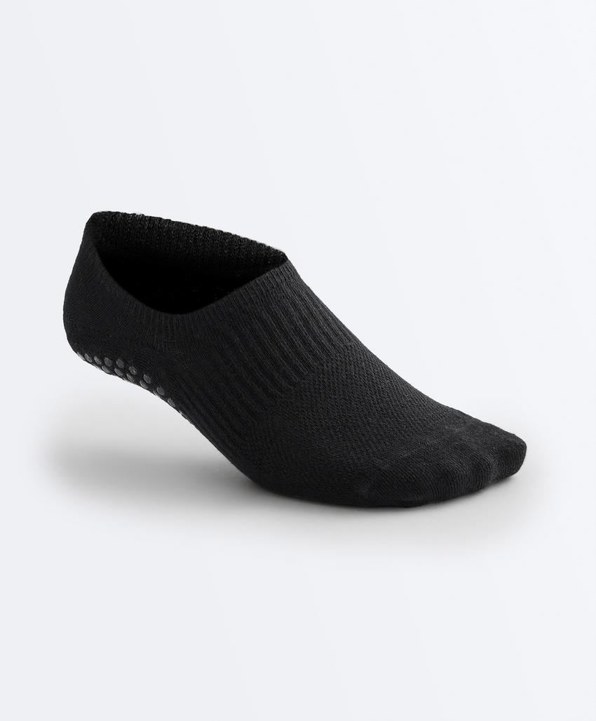 Pack de 2 pares de meias de Yoga e Pilates em mistura de algodão