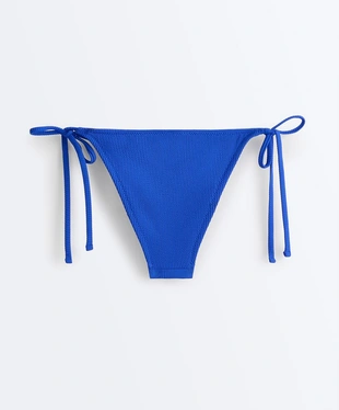 Medium-coverage tie rib bikini briefs- Заказать в России