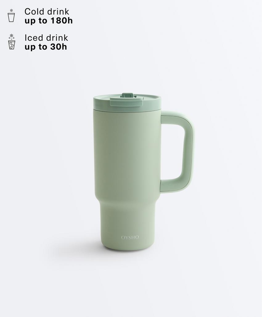 Mini garrafa-caneca com pega