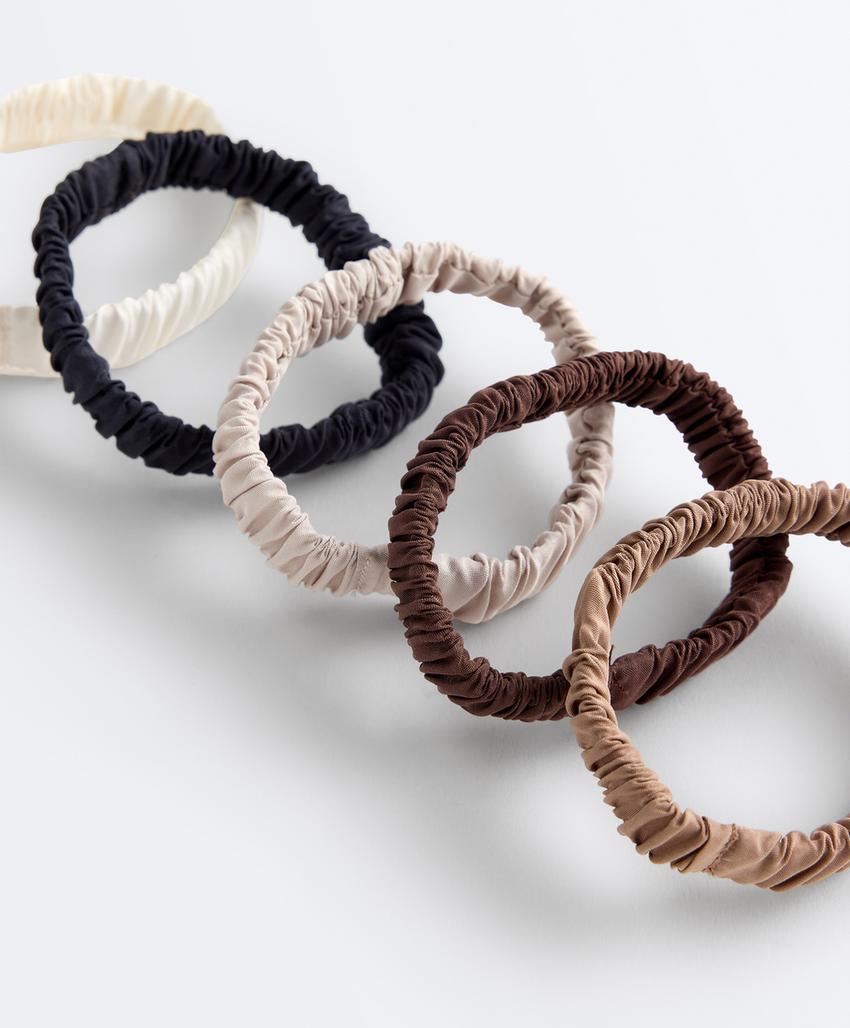 5 резинок для волос с эффектом twist