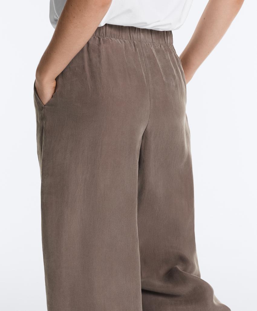 Широкие брюки Wide leg из 100%-го лиоцелла