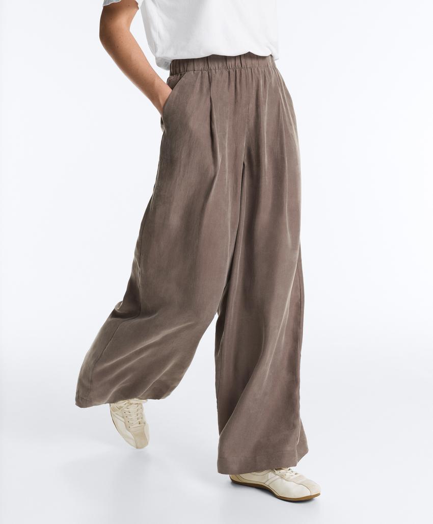 Широкие брюки Wide leg из 100%-го лиоцелла
