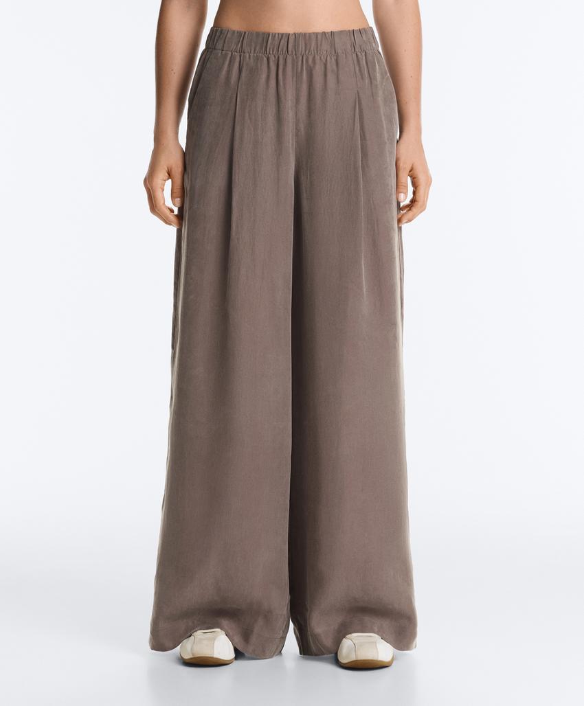 Широкие брюки Wide leg из 100%-го лиоцелла