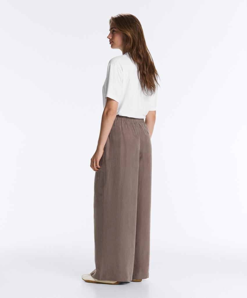Широкие брюки Wide leg из 100%-го лиоцелла