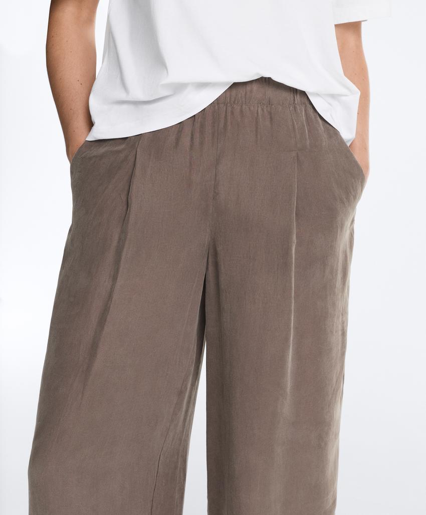 Широкие брюки Wide leg из 100%-го лиоцелла