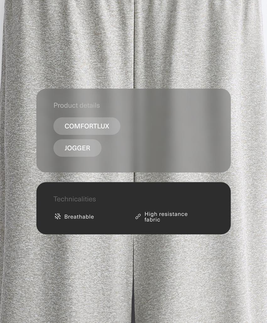 Брюки Jogger Comfortlux с эффектом меланжа