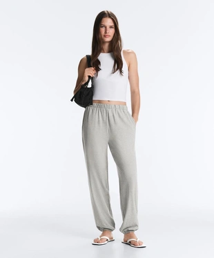 Брюки Jogger Comfortlux с эффектом меланжа- Заказать в России